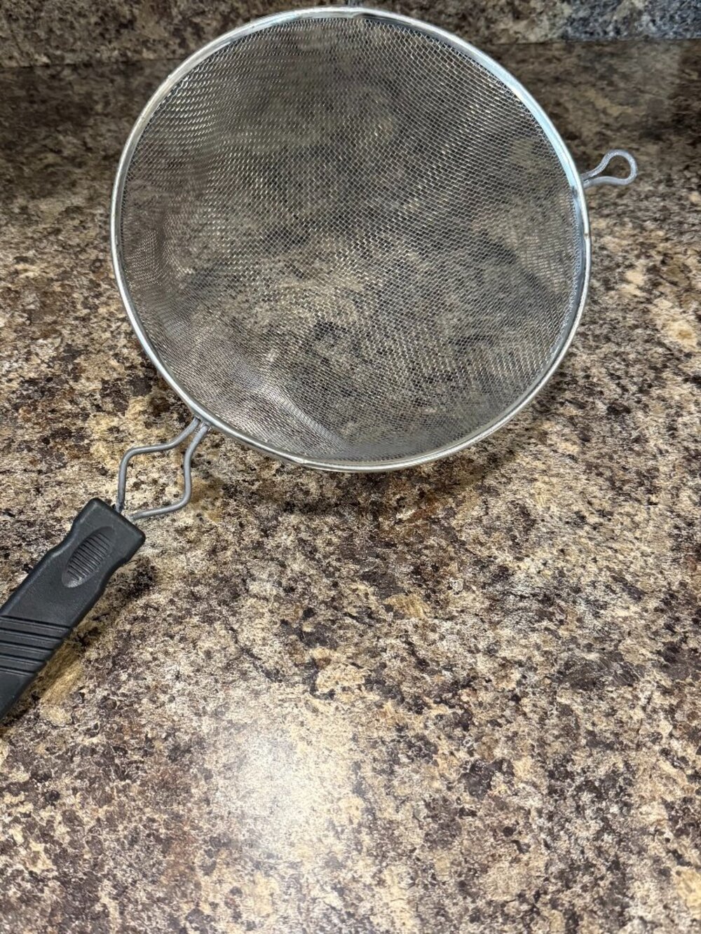 8" Fine Mesh Kitchen Strainer with Handle Metal Sieve